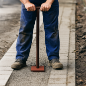 Soil and concrete tamper | 200 mm x 200 mm